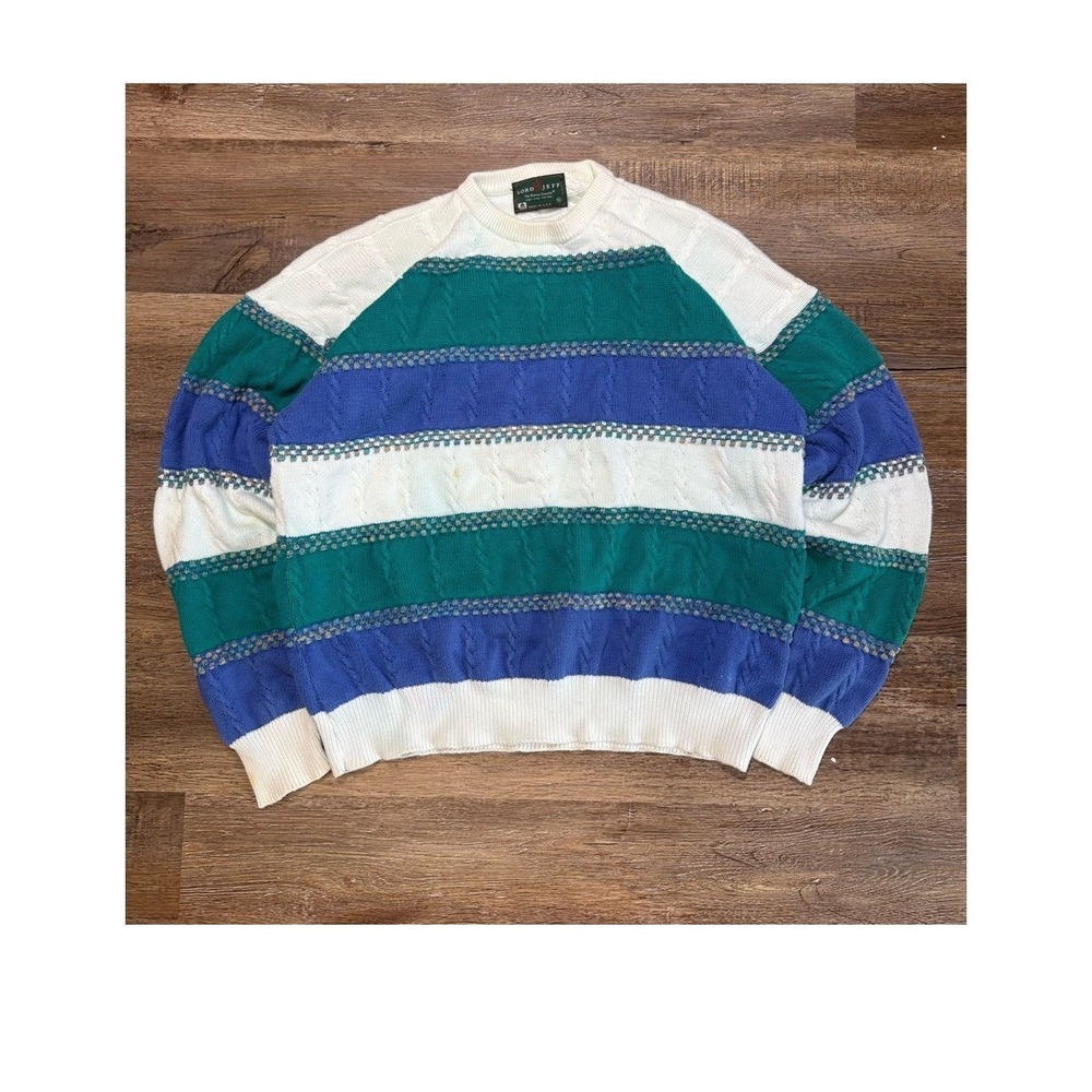 Vintage 90s Cable Knit Coogi Style Sweater